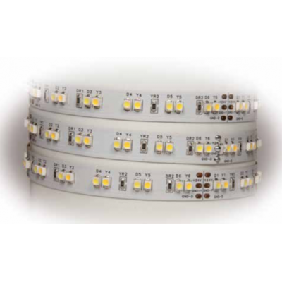 Tira 240 Leds  SMD3528 IP- 20 Blanco y Cálido (por metro)